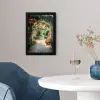 Doorkijk - Bloemen - Natuur - Bloementuin fotolijst zwart zonder passe partout klein -sfeer4