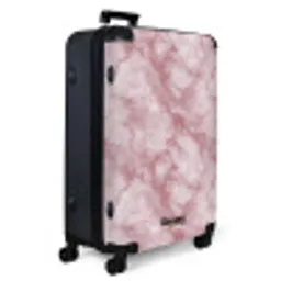 Roze - Kwartsmarmer - Aders NBS - Large koffer - Volwassenen Unisex groot -product1