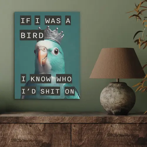 Parkiet - Turquoise - Quotes - Decoratie PET vilt klein -sfeer2