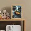 T-Rex - Auto - Regenwoud Light Box met kabel (Kinderlampje) klein -sfeer2_kind