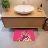 Tijger - Modern - Neon Badmat klein -sfeer1