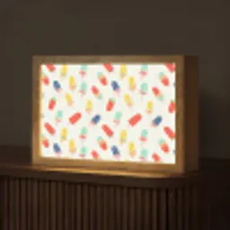 IJsjes - Speels - Kleurrijk Light Box met kabel (Tafellamp) klein 924 -z3d_website