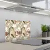 Bloemen - Aquarel - Kleurrijk keuken achterwand spatscherm klein 900 -3d_schuin