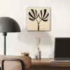 Bladeren - Gestreept - Stengel - Beige aluminium wit klein -sfeer5