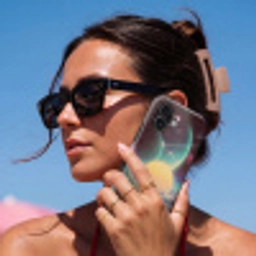 Planeten - Neon - Berglandschap - Zon Toughcase MagSafe Apple iPhone 17 klein -Sfeer2V