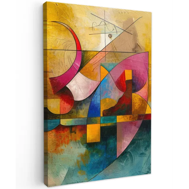 Kunst - Abstract - Modern canvas 2cm klein -z3d