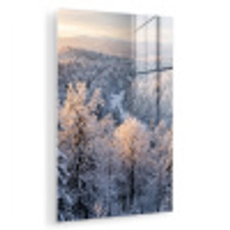 Bos - Bergen - Goud - Winter - Warm plexiglas 5mm klein -zzzproduct_nieuw