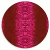Slang - Boa - Roze Wandcirkel plexiglas klein 852 -3d