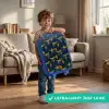 Bliksemsnelle raptors Kinderkoffer - Blauw klein -sfeer2_EN