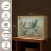 Tropisch bladerdek - Vlinders - groen - Bruin Light Box met batterij (Wandlamp) middel -USP_websiteoverzichtNL