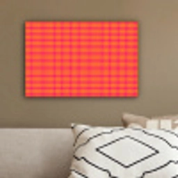 Stippen - Patroon - Oranje canvas 2cm klein 34 -sfeer3