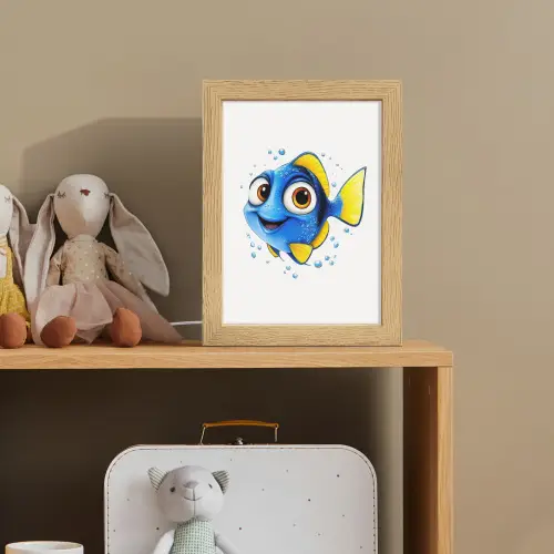 Doktersvis - Blauw - Vis - Spetters Light Box met kabel klein -sfeer2_kind