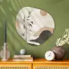 Japandi - Landschap - Beige Wandcirkel Organisch Plexiglas middel -sfeer2