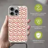 Strepen - Rood - Wit - Patroon Hoesje iPhone 16 Pro Max met koord klein 804 -sfeer2_NL