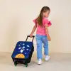 Astronaut op een planeet Kinderkoffer - Zwart klein -sfeer1