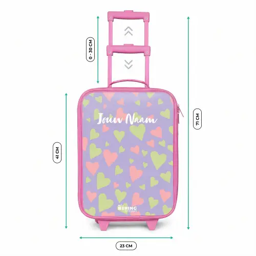 Lovely lila Kinderkoffer - Roze klein -productfoto_formaten