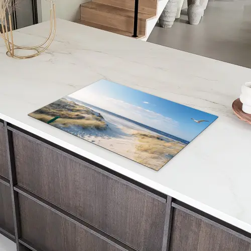 Kustlijn in de Ochtendstilte Inductie beschermer vinyl 3mm klein -sfeer8