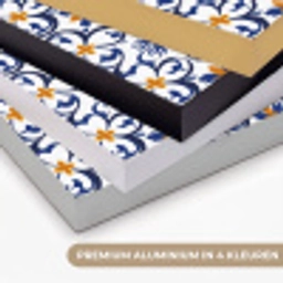 Patroon - Modern - Kleurrijk Textielframe zwart klein 947 -USP_kleurenNL