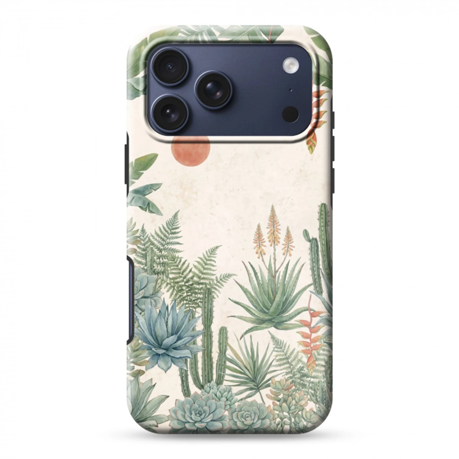 Woestijn - Planten - Groen Toughcase MagSafe Apple iPhone 17 Pro Max klein -3d
