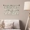 Terrazzo - Patroon - Groen Wandkleed katoen klein 269 -sfeer4
