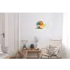 Disco - Discobal - Meloen - Pastel Wandcirkel aluminium klein -woonkamer