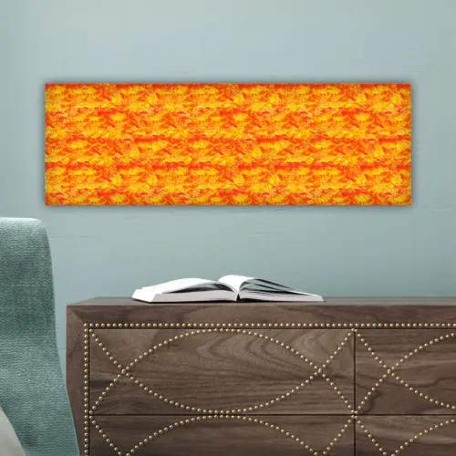 Verf - Oranje - Geel canvas 2cm klein 828 -sfeer4