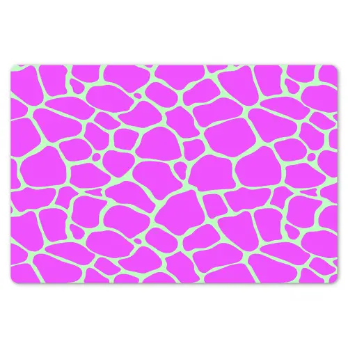 Mintgroen - Roze - Vlekken - Patroon Placemat vinyl groot 368 -zzsfeer1_Kitchenyeah-website