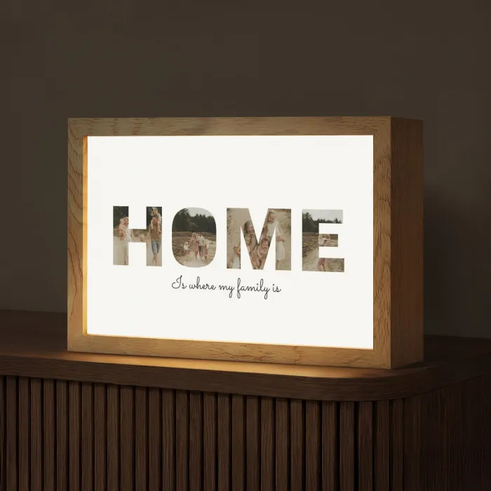 Home - Lettercollage Light Box met kabel (Tafellamp) klein -z3d_website