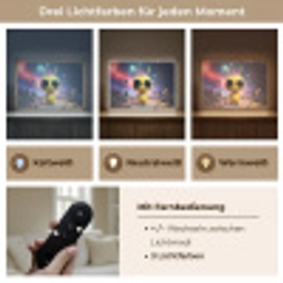Alien - Ruimte - Geel - Planeten Light Box met batterij (Wandlamp kind) middel -USP_lichtkleurDE