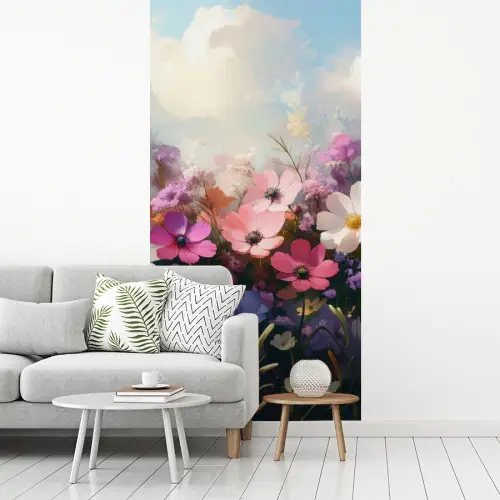 Bloemen - Kleurrijk - Bloei fotobehang vinyl groot -woonkamer