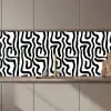 Modern - Lijnen - Zwart keuken achterwand 2 middel 871 zz_3dshopping
