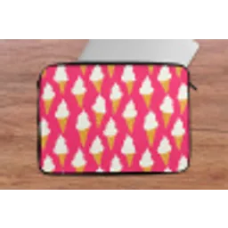 Softijs - Horentje - Roze laptophoes neopreen klein 279 -tafel