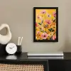 Bloemen - Veld - Geel fotolijst zwart zonder passe partout klein -sfeer1
