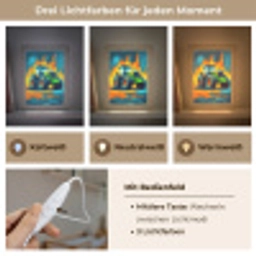 Abstract - Tractor - Groen Light Box met kabel klein -USP_lichtkleurDE