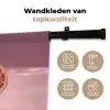 Grapefruit - Roze - Disco - Shiny Wandkleed katoen klein -sfeer2