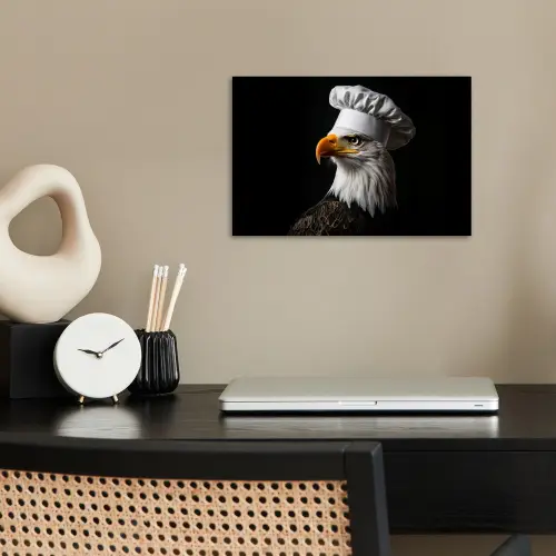 Arend -Amerika - Koksmuts - Vogel - Stoer poster papier klein -sfeer1