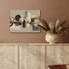Abstract - Vormen - Beige - Texturen PET vilt klein -sfeer4