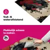 Zwarte draak - Rookwolken - Rood Inductie beschermer vinyl 3mm klein -wsfeer6_website