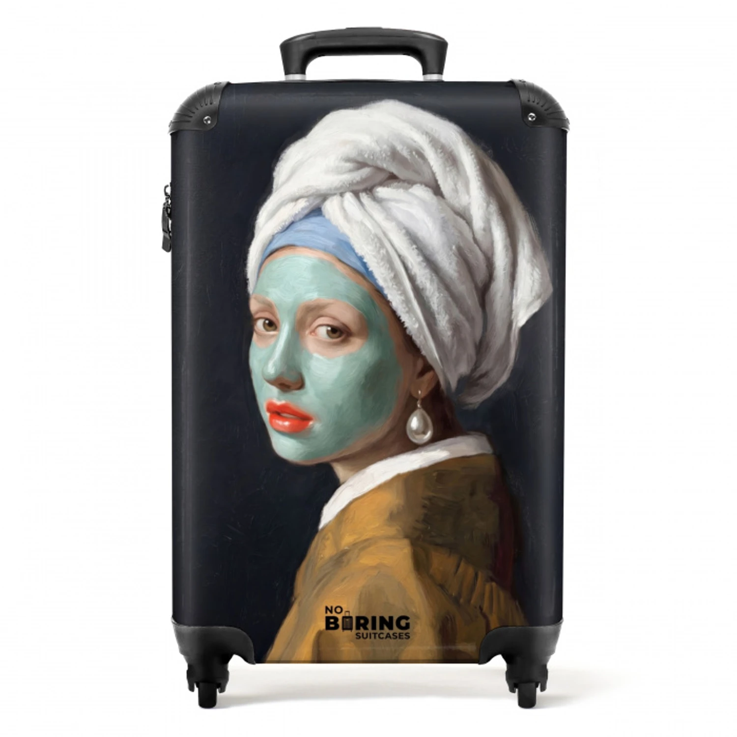 Iconisch - Modern - Kleurrijk NBS - Handbagage koffer - Volwassenen Unisex middel -productfoto_recht