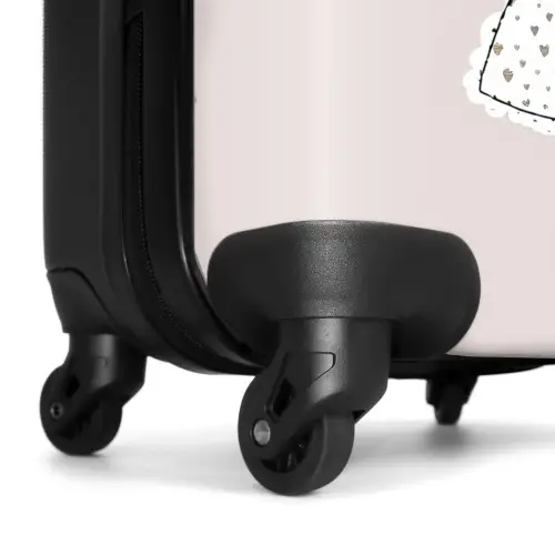 Prinses met krulletjes Koffer - NBS - Handbagage middel -wiel