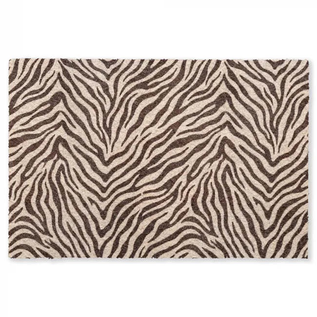 Vloerkleed - Zebra - Strepen - Bruin