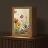 Kunst - Bloemen - Lente - Natuur Light Box met kabel (Tafellamp) klein -z3d_website