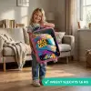 Racehelm - Verfspatten - Penseelstreken - Race mode Kinderkoffer - Roze klein -sfeer2_NL