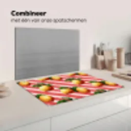 Citroen - Geïllustreerd - Oranje Inductie beschermer vinyl 3mm klein 276 -wsfeer7_website