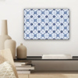 Patroon - Tegel - Blauw canvas 2cm klein 34 -sfeer6