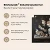 Bloemen - Vaas - Kunst - Stilleven Inductie beschermer vinyl 3mm middel -zzzzzzusp-haakje_NL