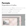 Roze - Marmer - Crème Muismat XXL klein 681 -zsfeer5_frans