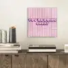 Paars - Strepen - You're doing great - Schaduw plexiglas 5mm klein -sfeer1