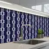 Oceaan - Touw - Blauw - Wit keuken achterwand 2 middel 871 -3d_schuin