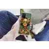 Vrouw - Bloemen - Vlinders - Natuur - Vintage Telefoonhoesje Samsung Galaxy S10 Lite klein -handS10Lite